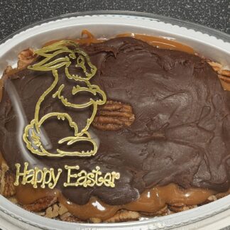 Giant Pecan and Caramel Turtle Egg